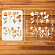 Plastic Drawing Painting Stencils Templates(DIY-WH0396-557)-2