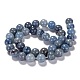 Natural Blue Aventurine Beads Strands(G-F380-8mm)-3
