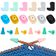 Cowboy Hat & Boot Silicone Knitting Needle Stoppers(SIL-NB0001-33)-1