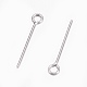 304 Stainless Steel Eye Pins(STAS-O105-01P-0.6x18mm)-2