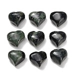 Natural Rhyolite Jasper Beads, Heart, 9~10x10~10.5x7~8mm, Hole: 1.4mm(GG-CBA4A3B-C25-02)