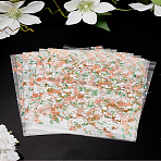 1Set 100Pcs Paper Cookie & Snack Storage Bags, Rectangle with Polka Dot Pattern, Clear, 170x140mm, 100pcs/set(BAKE-LP0001-02)