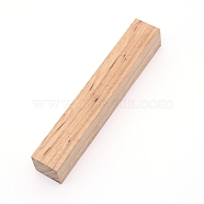 Wood Block, for Pen Making, Cuboid, Wheat, 13.3x2.1x2.1cm(WOOD-WH0112-48D)