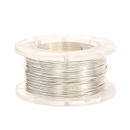 Round Copper Craft Wire, for Jewelry Making, Long-Lasting Plated, Old Lace, 26 Gauge, 0.4mm, about 65.61 Feet(20m)/roll(CWIR-C001-01A-11)