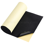 Adhesive EVA Foam Sheets, for Art Supplies, Paper Scrapbooking, Cosplay, Foamie Crafts, Black, 3000x200x1mm(DIY-WH0568-93C)