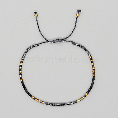 Gray Seed Beads Bracelets