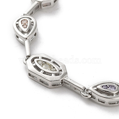 bracelets de chaîne à maillons en laiton(BJEW-D039-34P-02)-2