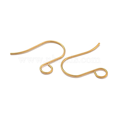 Ion Plating(IP) 316 Stainless Steel French Earring Hooks(JX138G)-2