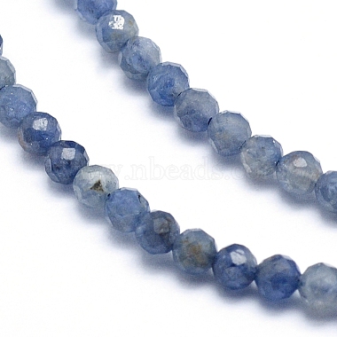 Brins de perles d'iolite / cordiérite / dichroite naturels(X-G-G823-15-2.5mm)-3