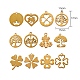 13Pcs 13 Style 304 Stainless Steel Pendants(STAS-SZ0001-46G)-2