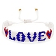 Friendship Word LOVE Loom Pattern MIYUKI Seed Beads Bracelets for Women(BJEW-C011-28)-2