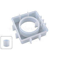 Plant Propagation Station Silicone Molds, Resin Casting Molds, UV Resin & Epoxy Resin Jewelry Making, White, 138x138x37mm, Hole: 84mm, Inner Diameter: 110x110mm, Pipe Size:190x210mm, Inner Diameter: 150mm.(BT-TAC0007-08)