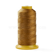 Nylon Sewing Thread, Gold, 0.4mm, about 400m/roll(NWIR-N006-01W1-0.4mm)