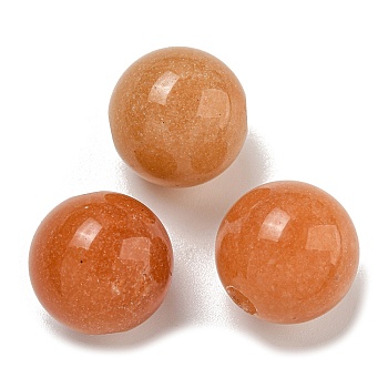 Natural Red Aventurine Beads, Round, 18mm, Hole: 3.5mm