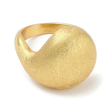 Rack Plating Brass Cuff Finger Rings for Women(RJEW-C114-13K-G)-2