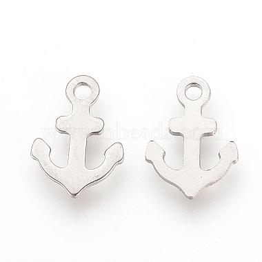 Stainless Steel Color Anchor & Helm Stainless Steel Charms