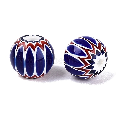 handgemachte Millefiori Glas runde Perlen(LA-N002-10B)-3