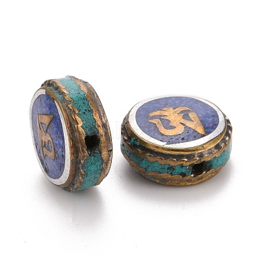 Handmade Tibetan Style Brass Beads(TIBEB-K032-07A-01)-2