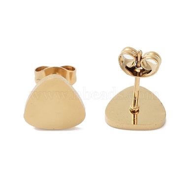 PVD Vacuum Plating 304 Stainless Steel Stud Earrings for Women(EJEW-A048-46M-G)-2