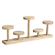 5-plateau rond en bois à fente pour figurines(PAAG-PW0017-05F)-1