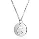201 Stainless Steel Initial Pendants Necklaces(NJEW-S069-TN507-G)-1