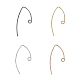 32Pcs 4 Colors Brass Earring Hooks(KK-LS0001-18)-1
