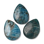Natural Apatite Pendants, Teardrop, 25.5x18~18.5x4mm, Hole: 1.4mm(G-Z071-03F)