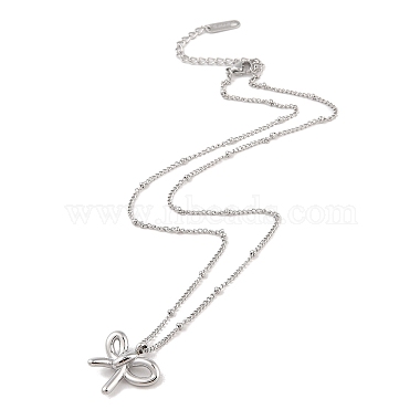 Bowknot 304 Stainless Steel Necklaces