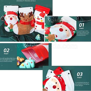 Christmas Theme Boots Plastic Gift Bags(ABAG-G008-01A)-5