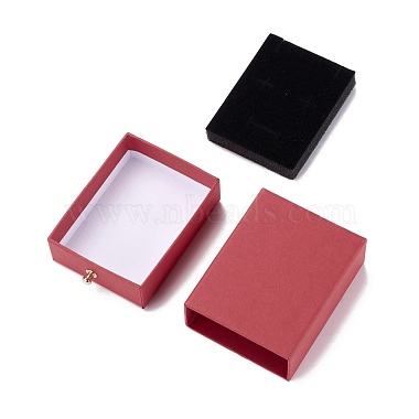 Rectangle Paper Drawer Jewelry Set Box(CON-C011-02C)-2