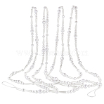 ABS Plastic Imitation Pearl Hanging Ornaments, White, 5000mm(HJEW-PH02533)