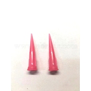 20G TT Plastic Needles, Dispensing Tips for Refilling Glue Fluid Precisely, Pink, 3x0.091cm, Inner Diameter: 0.06cm(TOOL-WH0130-98J)