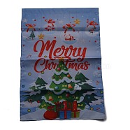 Garden Flag for Christmas, Double Sided Polyester House Flags, for Home Garden Yard Office Decorations, Christmas Tree, Colorful, 460x320x0.4mm, Hole: 18mm(AJEW-H108-B01)