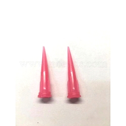 20G TT Plastic Needles, Dispensing Tips for Refilling Glue Fluid Precisely, Pink, 3x0.091cm, Inner Diameter: 0.06cm(TOOL-WH0130-98J)