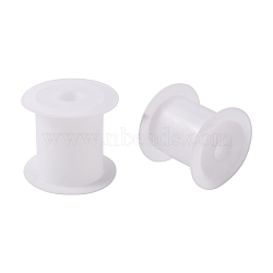 Plastic Spools, Wheel, White, 49x42mm(TOOL-R001)