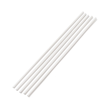 ABS Plastic Square Bar Rods, for DIY Sand Table Architectural Model Making, White, 250x3x3mm, 5pcs/set
