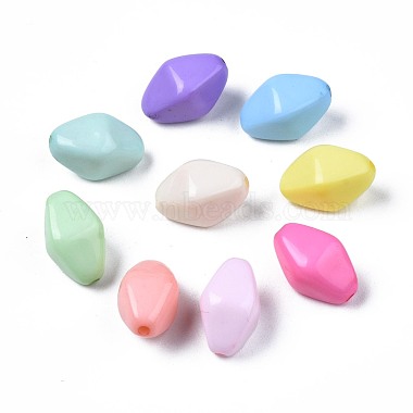 Opaque Acrylic Beads(MACR-S272-73)-2