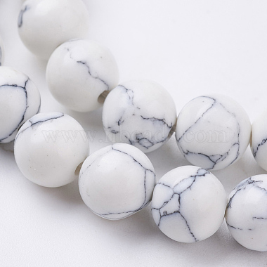 Synthetic Howlite Beads Strands(X-G-E110-8mm-5)-3