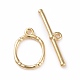Eco-friendly Brass Toggle Clasps(KK-D082-16G)-1