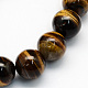 Natural Tiger Eye Round Beads Strands(G-S177-8mm)-1