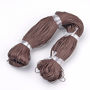 Waxed Cotton Cord, Coconut Brown, 1.5mm, about 360yard/bundle(330m/bundle)(YC-S007-1.5mm-299)