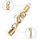 Alloy Clip Ends With Lobster Claw Clasps(KK-PH0034-22)-2
