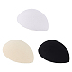 6Pcs 3 Colors EVA Cloth Teardrop Fascinator Hat Base for Millinery(AJEW-FG0002-81)-1