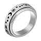 Titanium Steel Rotating Fidget Band Ring(MATO-PW0001-059A-03)-1