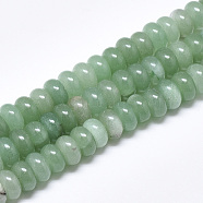 Natural Green Aventurine Beads Strands, Rondelle, 10x6mm, Hole: 1mm, about 67pcs/strand, 15.3 inch(G-T122-02G)