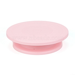 Rotating Cake Turntable, Turns Smoothly Revolving Cake Stand, Baking Supplies, for Cookies Cupcake, Pink, 276x67.5mm(DIY-E034-01B)