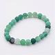 Natural Weathered Agate(Dyed) Stretch Beads Bracelets(BJEW-JB02513)-2