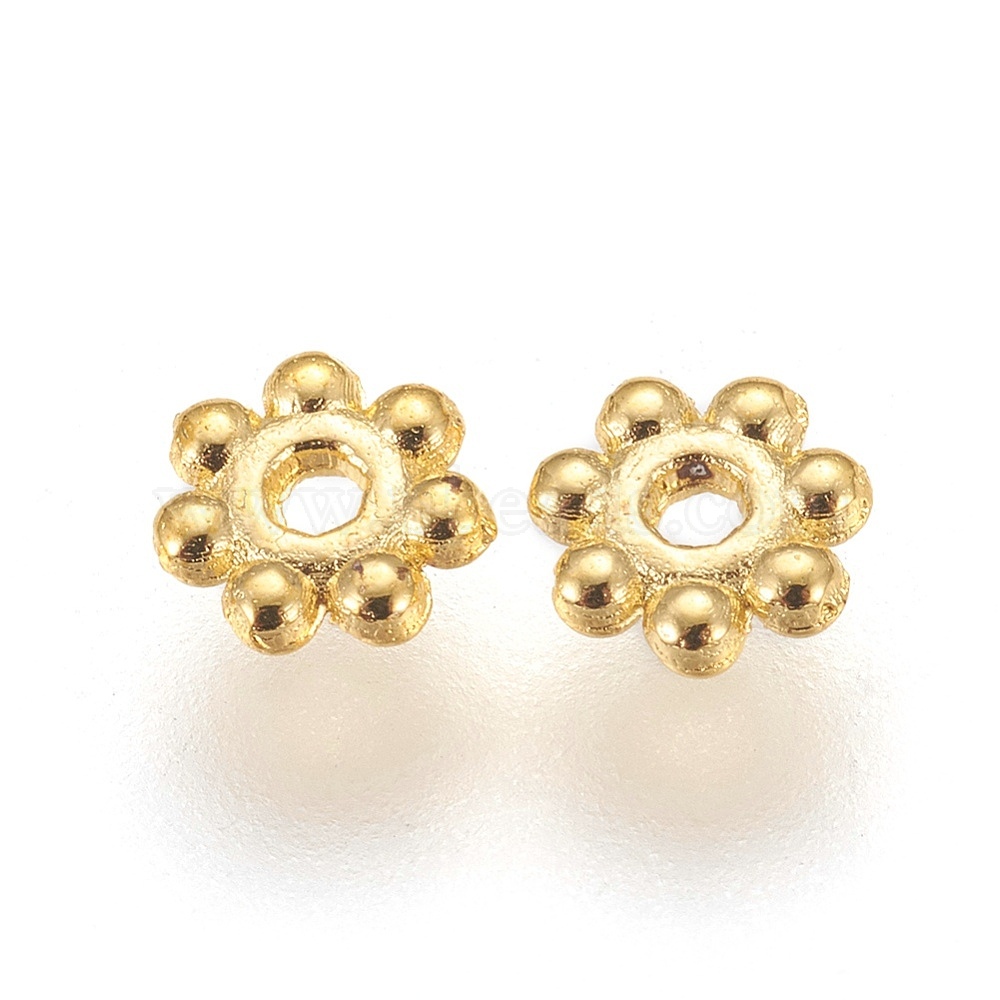 daisy spacer beads