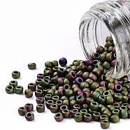 TOHO Round Seed Beads, Japanese Seed Beads, (708) Matte Color Cassiopeia, 11/0, 2.2mm, Hole: 0.8mm, about 1110pcs/10g(X-SEED-TR11-0708)