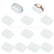 PU Imitation Leather Watch Display Pillows, with Sponge Inside, White, 4.45x7.2x3.65cm(BDIS-WH0003-29B)